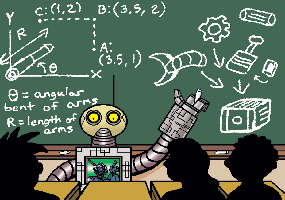 Robot In Classroom